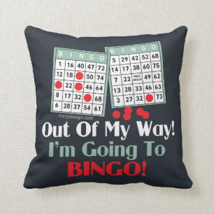 Bingo-Spieler Kissen