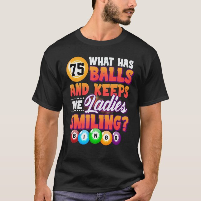 Bingo-Spielkostüm für Erwachsene Frauen-Lotterie T-Shirt (Vorderseite)