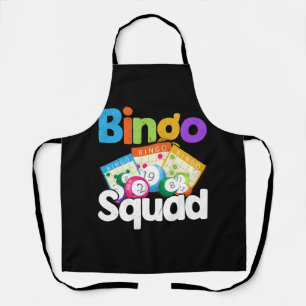 Bingo Squad das Sieger-Team auf Ihrem Shirt Spiel Schürze