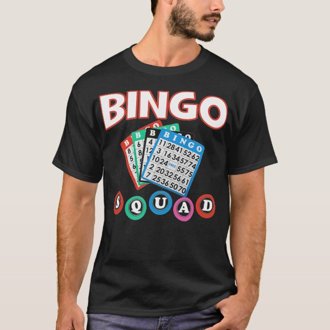 Bingo Squad Design für Wo & Witz - T-Shirt (Vorderseite)