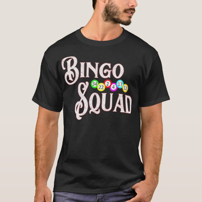 Bingo Squad Funny Bingo Lover Geschenk africa - T-Shirt (Vorderseite)