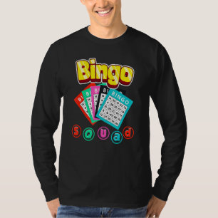 Bingo Squad Lotterie Humor Glücksgewinnkarte Spiel T-Shirt