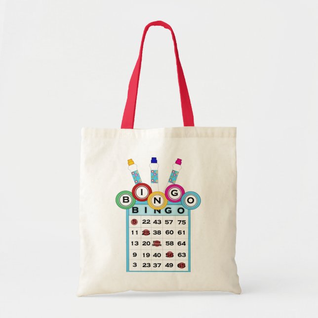 Bingo-Taschen-Tasche KRW bunte Tragetasche (Vorne)