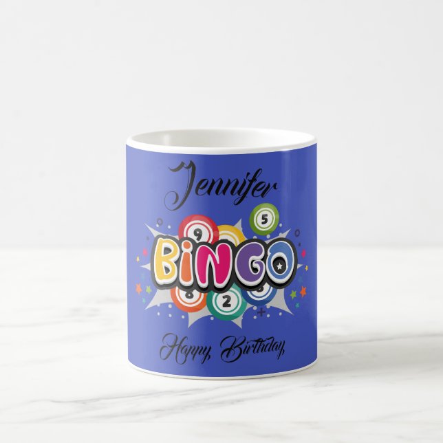 BINGO themed birthday  Kaffeetasse (Mittel)