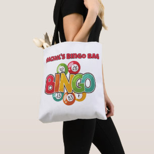 Bingo Tote Bag, Custom Bingo Bag Tasche