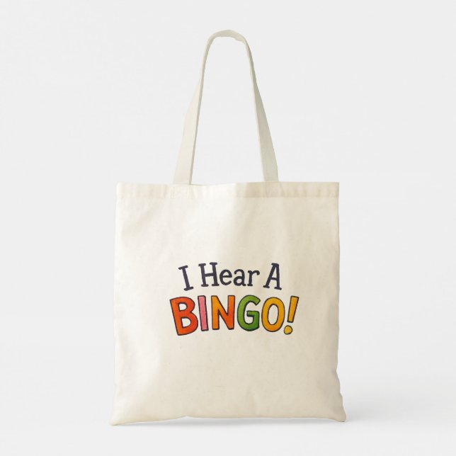 Bingo Tote Bag Tragetasche (Rückseite)
