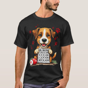 Bingo und Hund Lustiger Bingo Ich liebe Bingo und T-Shirt