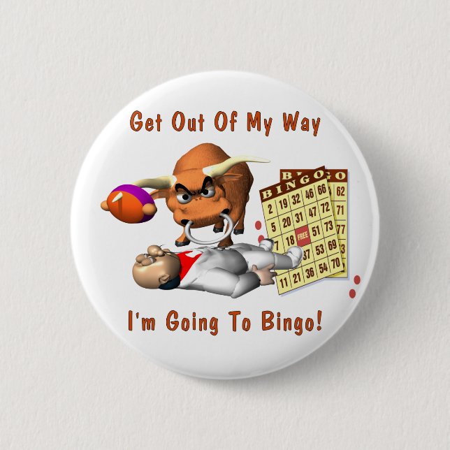 Bingo: Verlassen Sie eine meine Weise Button (Vorderseite)