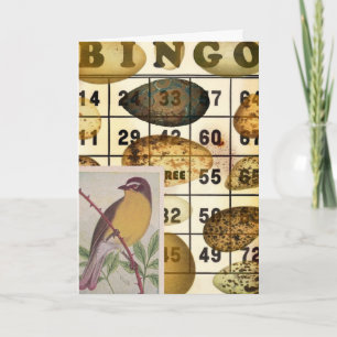Bingo-Vogel Karte