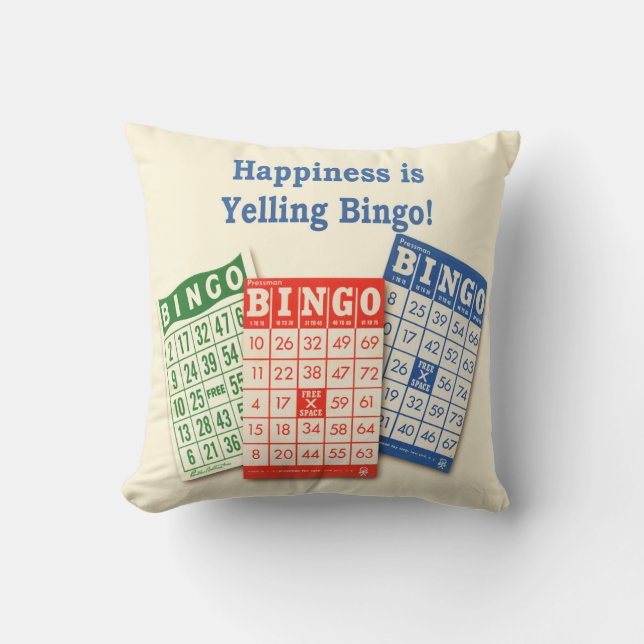 Bingo - Wurfs-Kissen Kissen (Vorderseite)