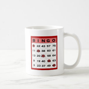 Bingokarte Kaffeetasse