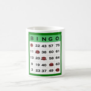 Bingokarte Kaffeetasse