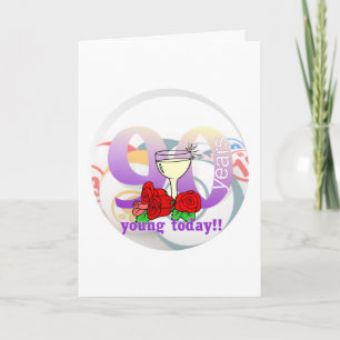 Bingokarten - 90. Geburtstag Karte