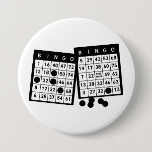 Bingokarten Chips Spielkunstdarstellung Button