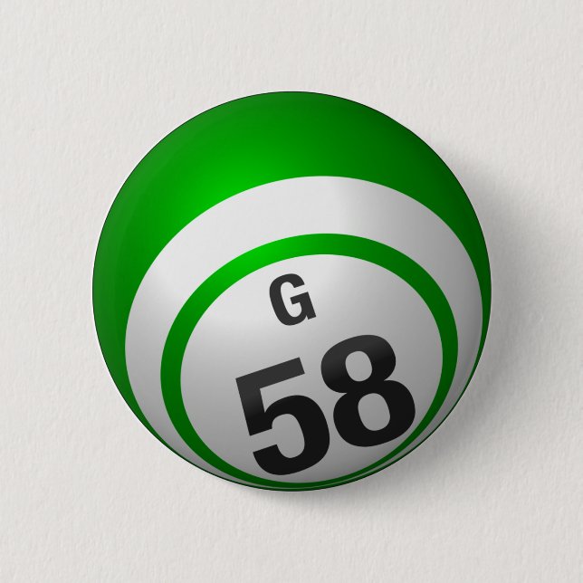 Bingoknopf G 58 Button (Vorderseite)