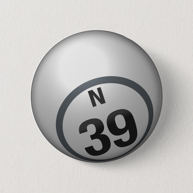 Bingoknopf N 39 Button (Vorderseite)