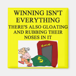 Bingospielerwitz Magnet
