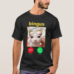 Bingus nennt haarlose Sphinx Katze Bingus Kat T-Shirt