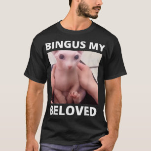 Bingus Ruft Meine Geliebte Haarige Sphinx Katze  T-Shirt