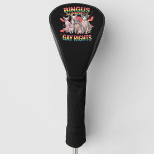 Bingus unterstützt schwule Rechte Sphynx Katze LGB Golf Headcover
