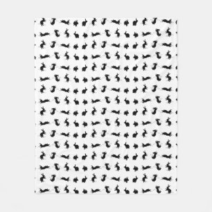 Binky Bunnies Fleece Blanket (Farbe auswählen)