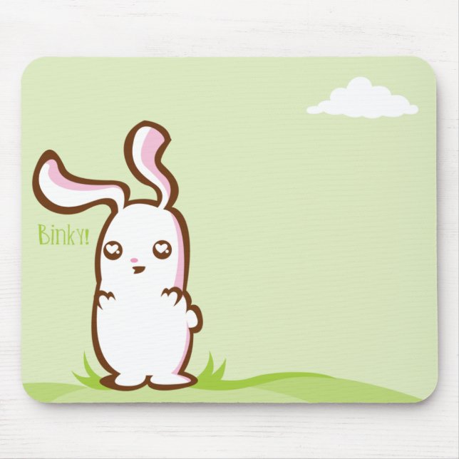 Binky Häschen Mousepad (Vorne)