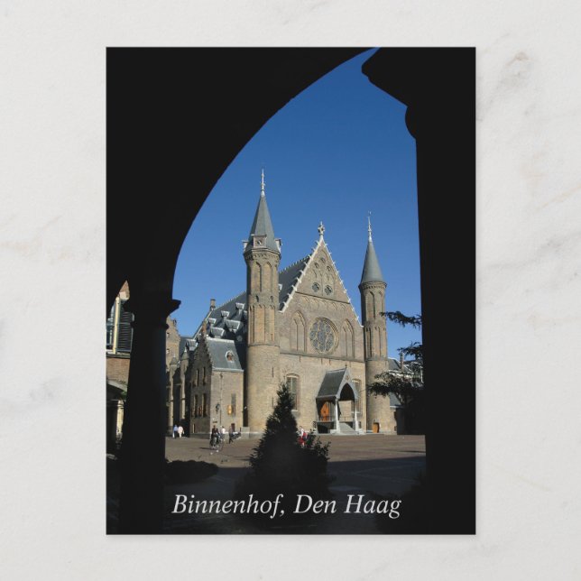Binnenhof en Ridderzaal, Den Haag Postkarte (Vorderseite)