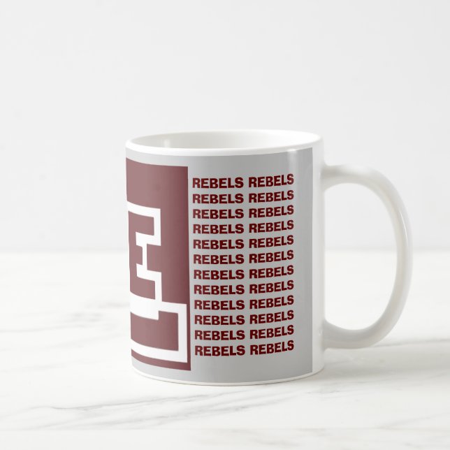 Binnenländische Lee-Rebell-Fußball-Kaffeetasse Kaffeetasse (Rechts)