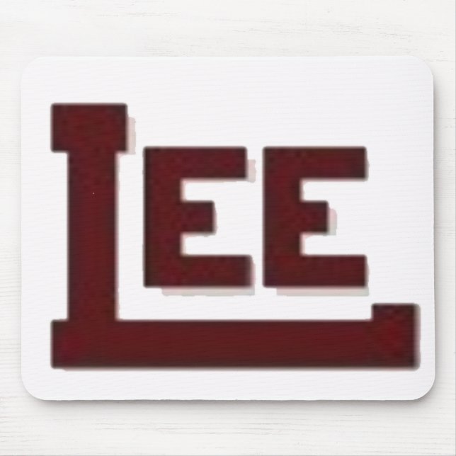 Binnenländische Lee-Rebell-Fußball-Mausunterlage Mousepad (Vorne)