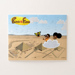 Bino und Fino Ägypten Pyramiden Kinder Jigsaw Puz