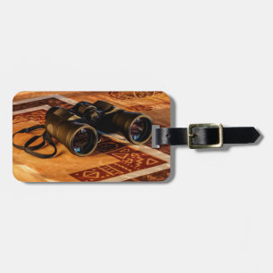 Binokulare, Glyphen, Bilder, Explorer, Reise Gepäckanhänger