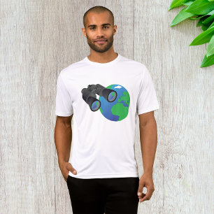Binokulare und Erd-Mens aktiv T-Shirt