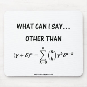 Binomial Theorem Mousepad