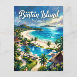 Bintan Insel Indonesien Postkarte