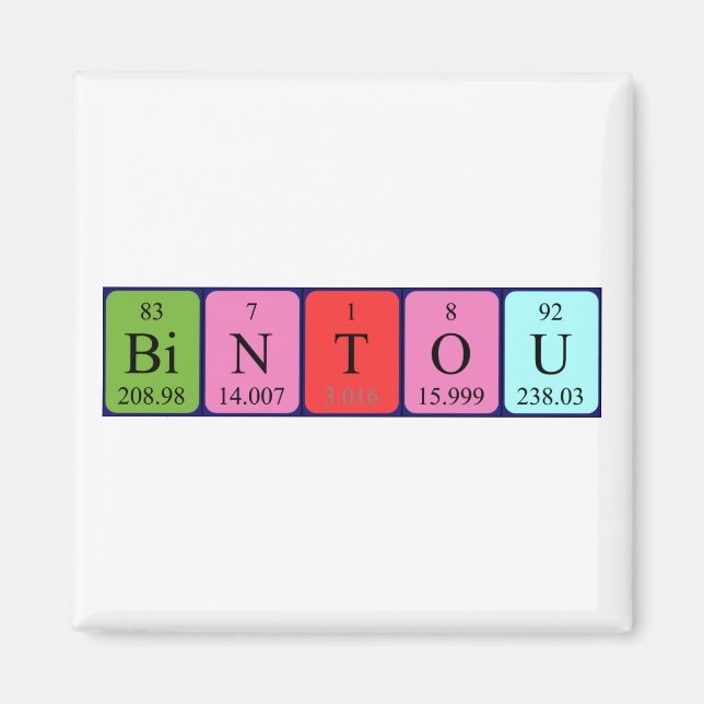 Bintou Periodenmagnet Magnet (Vorne)