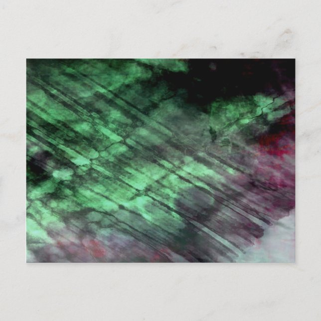 Bio abstrakt #1460 postkarte (Vorderseite)