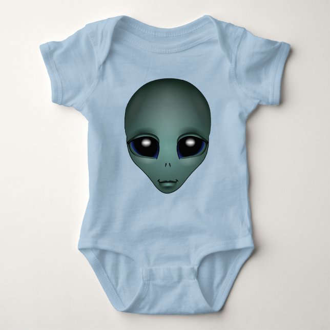 Bio Alien Shirt Niedliche Alien Shirt (Vorderseite)