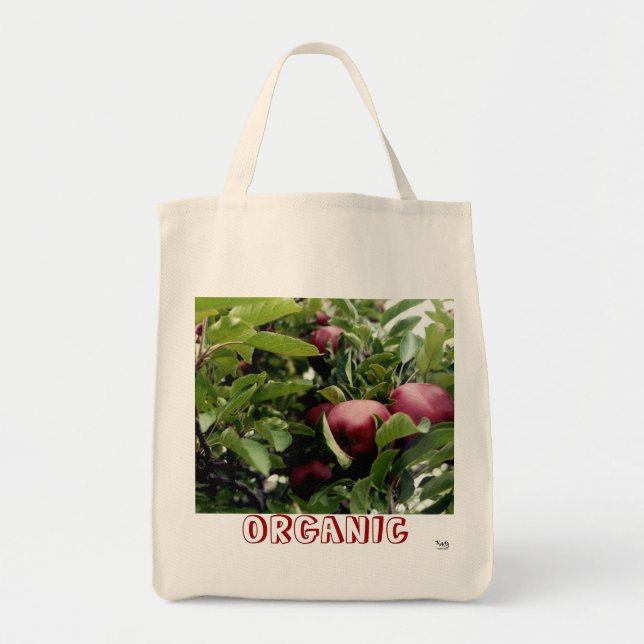 Bio Äpfel Lebensmittelgeschäft Tote Tasche (Vorne)