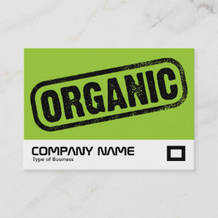 Bio Briefmarke Visitenkarte