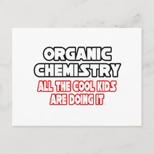Bio Chemie... Coole Kinder Postkarte