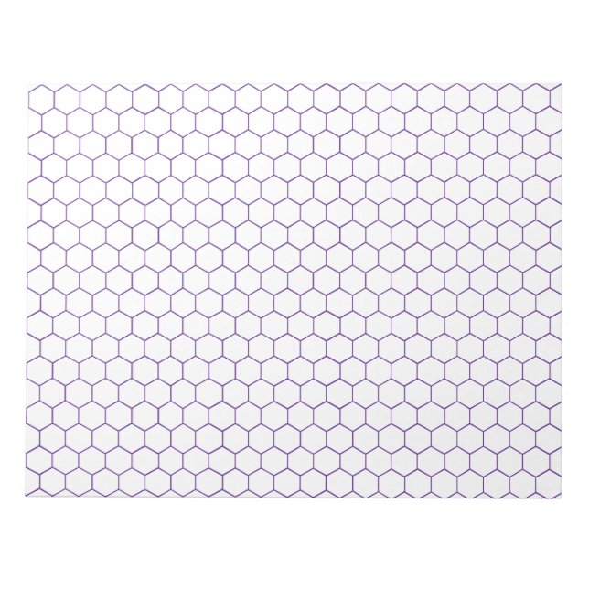 Bio Chemie Hexagonal Große Graphen Papier nicht Notizblock (Vorderseite)