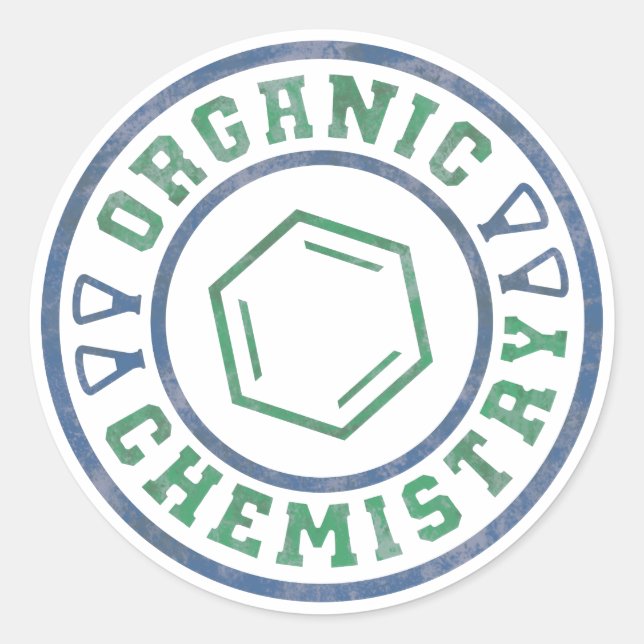 Bio Chemie Runder Aufkleber (Vorderseite)