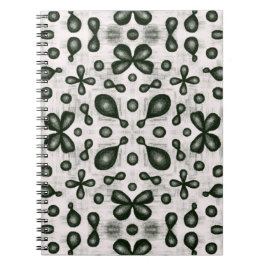 Bio Chemielehrerin Schwarzweißmuster Notizblock