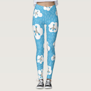 Bio Chemiemoleküle Blue Science Geek Leggings