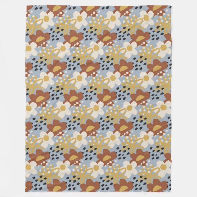 Bio Flor Fleecedecke (Vorderseite)