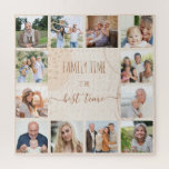 Bio Formen 12 Foto<br><div class="desc">Erstellen Sie Ihr eigenes Foto-Puzzle mit 12 Ihrer Lieblingsfotos. Das trendige abstrakte Design aus Bio Formen, Pinselstrichen und Spritzern hat eine neutrale Farbpalette in den Farben beige Sand und Kupfer. Es wird mit der Formulierung "Familienzeit ist die beste Zeit" in mageren Schriftart Typografie und eleganten handgeschriebenen Skripten geschrieben. Ein schönes...</div>