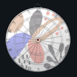 Bio Formen Sonnenblumenmuster Dartscheibe<br><div class="desc">Entworfen von Dream Big Digital Design</div>