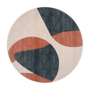 Bio Formen warme Farbtöne modern Schneidebrett