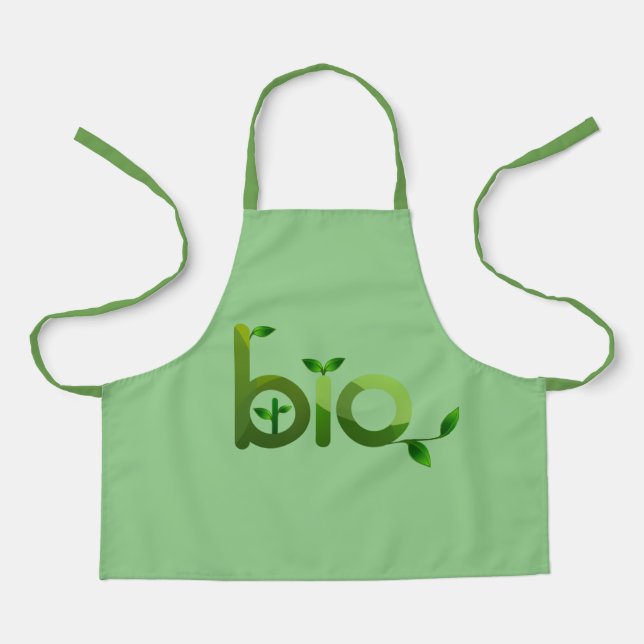 bio-freundlich-umweltfreundlich-Pflanze-Öko Schürze (Vorderseite)