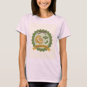 Bio Früchte für Frauen im T - Shirt